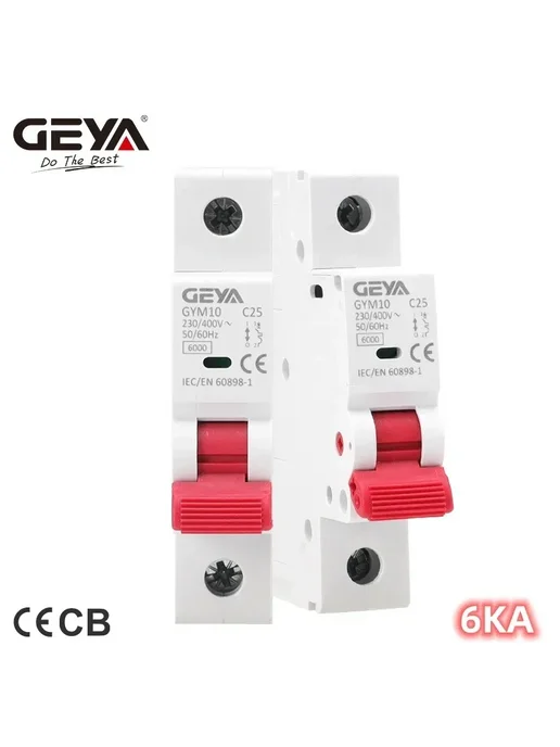 Автоматический выключатель GEYA GYM10 16А